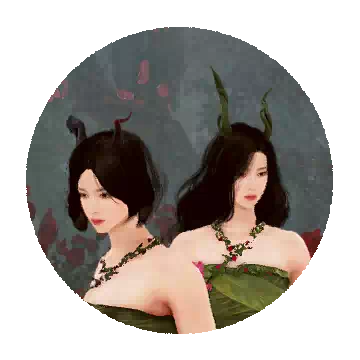 蔷花红莲知识图标