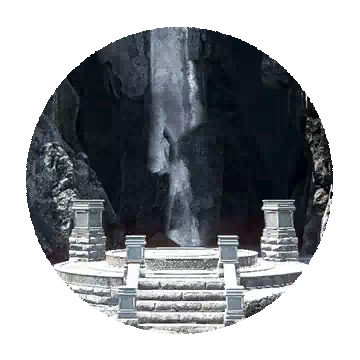修养瀑布知识图标