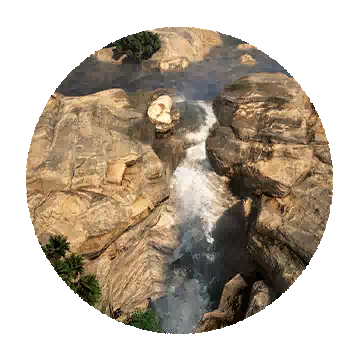 流向前哨基地的湖泊知识图标