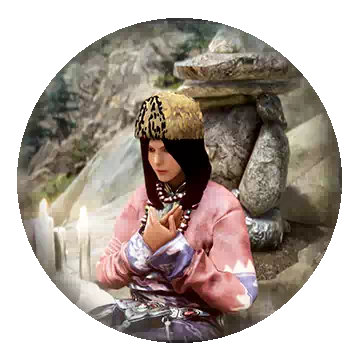 祈祷的女子知识图标