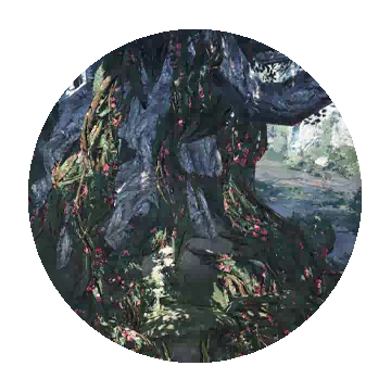 藤蔓花树知识图标